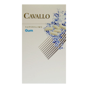 Сигареты Cavallo Superslims Gum (Кавалло Суперслимс Жвачка)