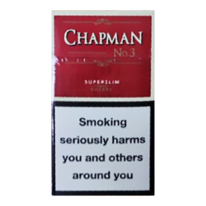 Сигареты Chapman №3 Superslims Cherry (Чапман Суперслимс Вишня)