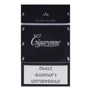 Сигареты Cigaronne Ultraslims Black (Сигарон Ультраслим Блэк)