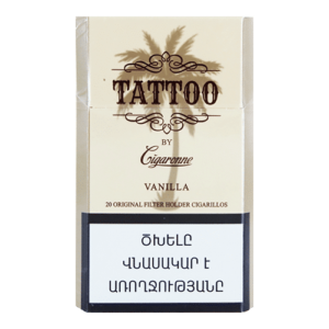 Сигареты Cigaronne Tattoo King Size Vanilla (Сигарон Тату Ваниль)