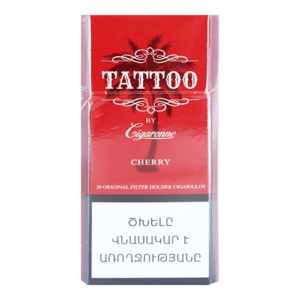 Сигареты Cigaronne Tattoo Superslims Cherry (Сигарон Тату Вишня Суперслимс)