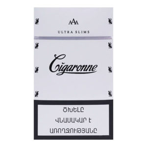 Сигареты Cigaronne Ultraslims White (Сигарон Ультраслим Вайт)